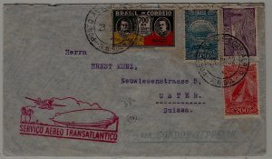 Brazil/Germany Zeppelin cover 23.3.32/folded