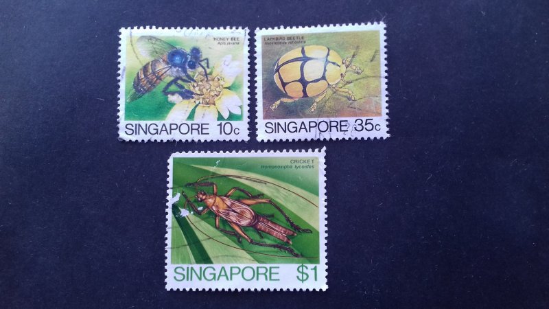 Singapore 1985 Insects Used