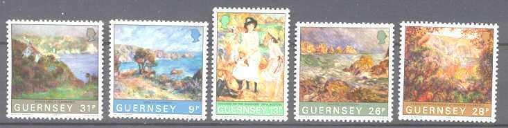 Guernsey 264-68 MNH Painting SCV3.45