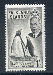 Falkland Islands 1/- Black SG180 Mounted Mint