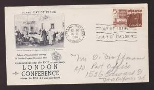 Canada 448 Rose Craft FDC 