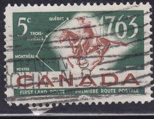 Canada 413 French-Canadian Pony Express 5¢ 1963