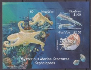 2002 Niuafo'ou 399-401/B35 Marine fauna  8,00 €