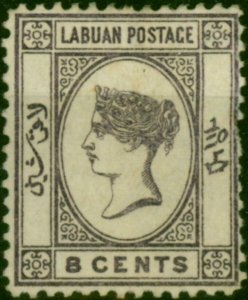 Labuan 1893 8c Pale Violet SG41a Fine MM