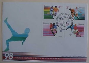 MACAU  FDC SOCCER 1998