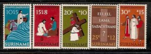 Surinam 1973 Christianity, Easter, Jesus's Life and Death 5v # 1499