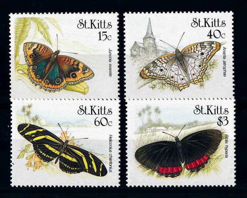 [71074] St. Kitts 1990 Insects Butterflies  MNH