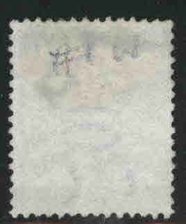 Bermuda Scott 2 Used  blue cancel on blue stamp lovely CV$30