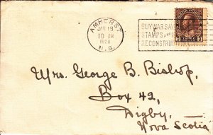 Canada 1920 Cover Sc #108 3c Admiral Slogan cancel