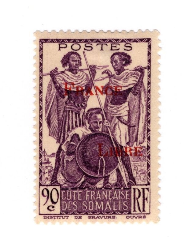 French Somalia #210 - MH - CAT VALUE $1.20