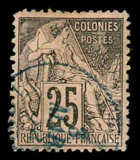 French Colonies 54 Used