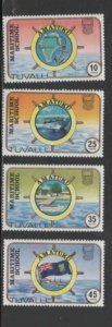 TUVALU #166-169 1982 MARITINE SCHOOL MINT VF NH O.G