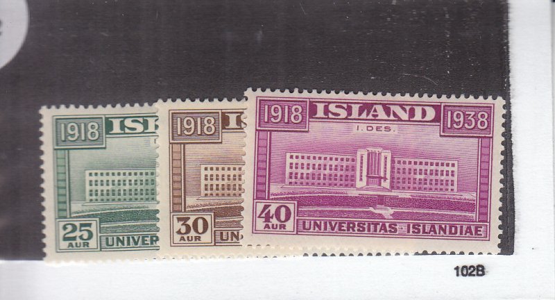 Iceland: Sc #209-211, MH (S18982)