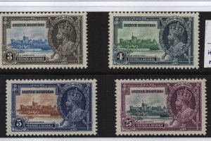 British Honduras 1935 SG143-6 Silver Jubilee set of 4 mounted mint