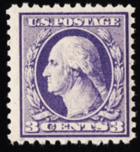 US 529 MNH VF 3 Cent Washington-Violet Type III