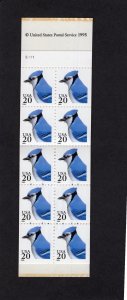 3048a Blue Jay, MNH pane/10