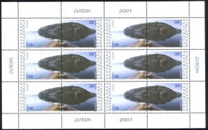 Macedonia Sc# 216 MNH Pane/6 2001 Europa