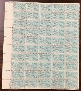 984    Annapolis Tercentenary  MNH 3 c  sheet of 50   FV $1.50 Issued in 1949