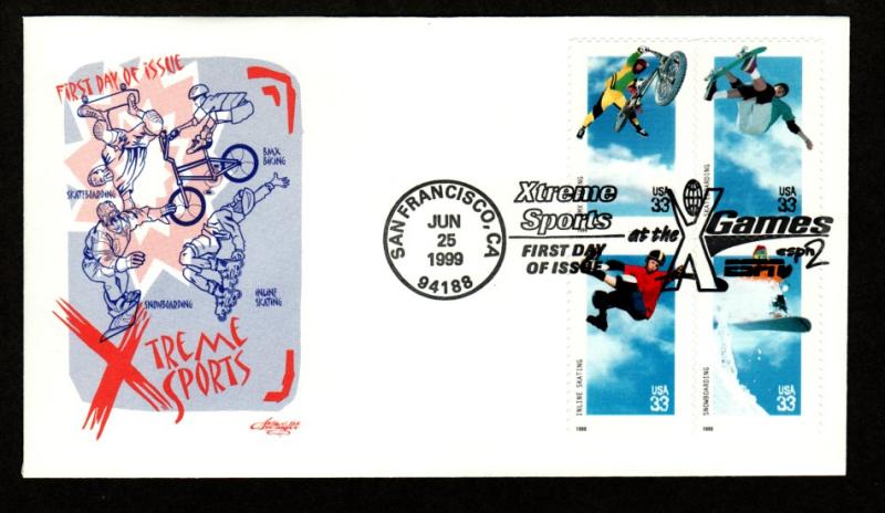 U.S. 1999 # 3324a FDC!