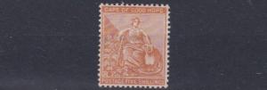 CAPE OF GOOD HOPE  1893 - 98       S G 68      5/-  BROWN ORANGE LMH   CAT £150