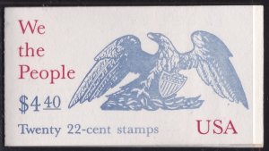 1987 United States - BOOK n . 147 $ 4.40 blue and red MNH / **