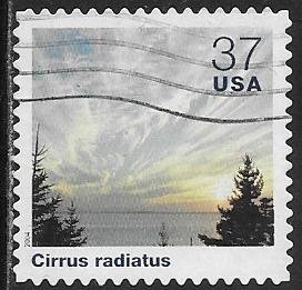 3878a - .37 Cloudscapes used f-vf.