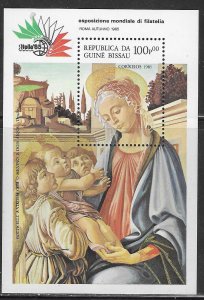Guinea -Bissau #679 100p  Virgin Mary  (MNH) S/S CV7.00