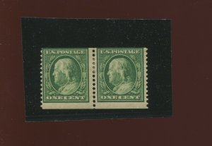 387 Franklin Mint Coil Pair of 2 Stamps with Weiss Cert (Stock 387-A1) 