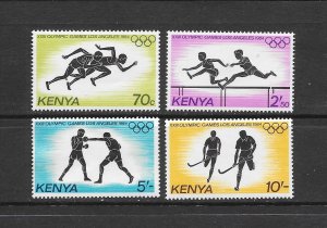 KENYA - CLEARANCE SALE #297-300 OLYMPICS MNH