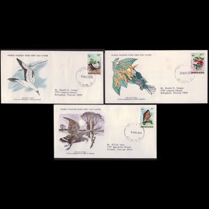 GRENADA 1978 - FDC - 852-4 WWF-Birds Set of 3