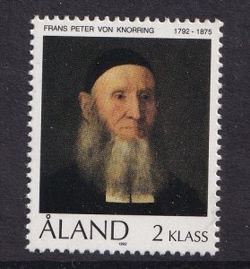 Aland islands  #62  MNH  1992   Von Knorring  2