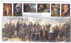 2012 NEW ZEALAND Sg3417-3422 Hobbit first day cover ver.2  MINT