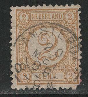 Netherlands Scott # 36, used, perf 12.25:12