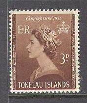 TOKELAU Sc# 4 MNH FVF Queen Elizabeth II