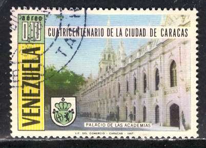 Venezuela; 1967: Sc. # C977: Used Single Stamp