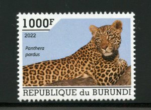 BURUNDI 2021 LEOPARD  STAMP  MINT NEVER HINGED