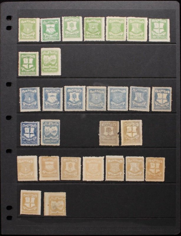 GREAT BRITAIN - Circular Delivery Companies Collection 1865-68. SG cat £1500+.