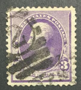 MOMEN: US #221 USED VF/XF #24595