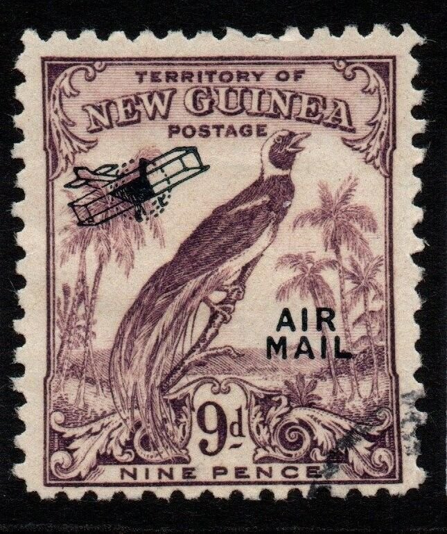 NEW GUINEA SG198 1932 9d VIOLET FINE USED