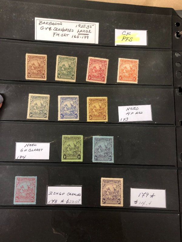 BRITISH EMPIRE – HIGH VALUE MINT DEFINITIVE SETS – 425035