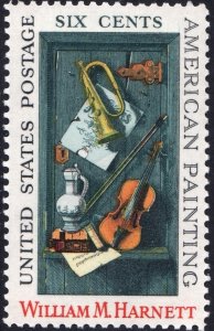 SC#1386 6¢ William Harnett: Painter (1969) MNH