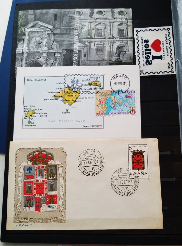 Lot Spain used/unused 8 pages