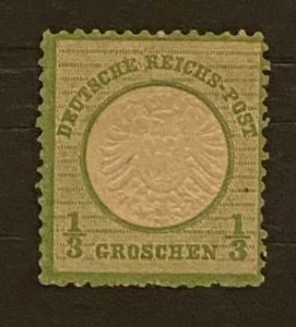 [AG] Germany 1872 Sc #15 Mi 17 Large Shield Mint *Hinged* Mi-CV 48$