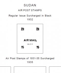 SUDAN STAMP ALBUM PAGES 1897-2011 (76 PDF digital pages)