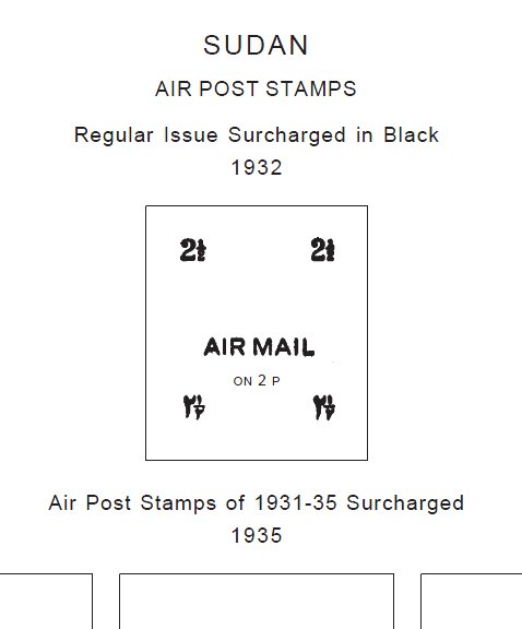 SUDAN STAMP ALBUM PAGES 1897-2011 (76 PDF digital pages)