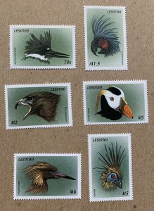 Lesotho 1999 Birds, MNH. Scott 1177-1182, CV $8.00