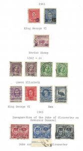 Australia #188 thru 212 Used + OG VF  