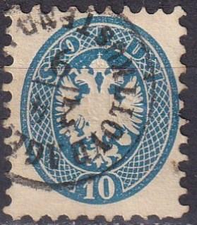 Austria  Lombardy-Venetia #23  F-VF Used CV $22.50  (A18683)