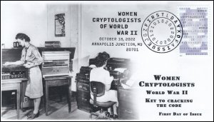 22-257, 2022 , Women Cryptologists of WW II, Pictorial Postmark, First Day Cover