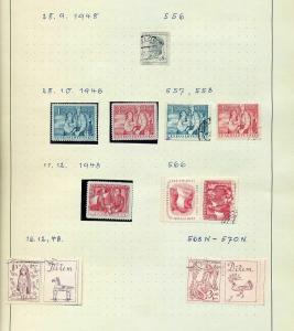 CZECHOSLOVAKIA 1946/50 M&U Incl.Sheets (Appx 90 Items) (Ref DD529